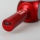 WS1816 vezeték nélküli Bluetooth KTV karaoke mikrofon hangszóró USB LED fény T7B4