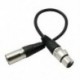 6X (XLR 3 tűs aljzat mikrofon audio mikrofon árnyékolt kábel kábel P8V9)