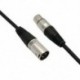 6X (XLR 3 tűs aljzat mikrofon audio mikrofon árnyékolt kábel kábel P8V9)
