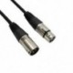 6X (XLR 3 tűs aljzat mikrofon audio mikrofon árnyékolt kábel kábel P8V9)