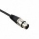 6X (XLR 3 tűs aljzat mikrofon audio mikrofon árnyékolt kábel kábel P8V9)