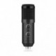fekete - BM 900 USB mikrofon számítógép kondenzátor stúdiójához Karaoke Mic H5Y7