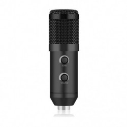 fekete - BM 900 USB mikrofon számítógép kondenzátor stúdiójához Karaoke Mic H5Y7