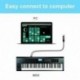 2X (HiFing USB IN-OUT MIDI interfész átalakító / adapter 5-PIN DIN MIDI C U7M8 adapterrel)