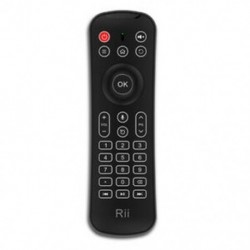 2X (Rii 2.4G MX6 multifunkciós vezeték nélküli mini billentyűzet és távirányító W J7V6