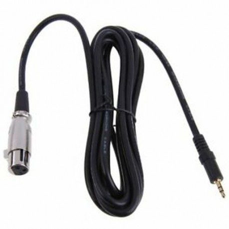 8X (Új XLR 3 tűs hüvely nő derékszögből 1/8 XLR3F derékszögű 3,5 mm-es TRS Y9A7
