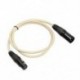 3X (10M-os mikrofon audiocsatlakozó, 5-pólusú XLR, hím-nőstény, mikrofon mikrofon Au U6W4