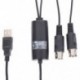 3X (USB MIDI CABLE zeneszerkesztő midi-usb elektronikus zongora midi vonal Profess M8D9