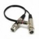 8X (3,5 mm-es fordulattal XLR kettős női vonal - 3,5 audiokábel kiegyensúlyozott XLR vonal V8R4)