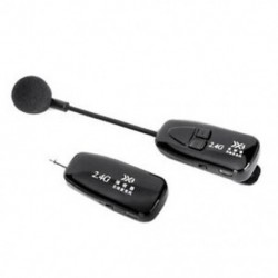 2X (2,4 G vezeték nélküli nyakkendő mikrofon Lavalier Lapel MIC mobiltelefon vezeték R4B3