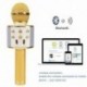 3X (Vezeték nélküli karaoke mikrofon, Két csomag hordozható Bluetooth karaoke lejátszó K4Q4