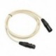 6X (10M-os mikrofon audiocsatlakozó, 5-pólusú XLR, hím és női, mikrofon mikrofon Au M3C8
