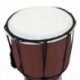 3X (IRIN 1 Pc 4 hüvelykes profi Djembe afrikai dob Bongo fa jó hangú X3T8