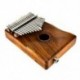 Kalimba 17 Keys Thumb Piano beépített EVA nagy teljesítményű védődoboz, R9B4