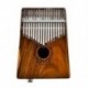 Kalimba 17 Keys Thumb Piano beépített EVA nagy teljesítményű védődoboz, R9B4