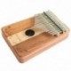 3X (Flanger 17 C billentyűs ujj Kalimba Mbira hüvelykujjméret kezdőknek Piano K7I6