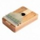 3X (Flanger 17 C billentyűs ujj Kalimba Mbira hüvelykujjméret kezdőknek Piano K7I6