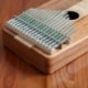 3X (Flanger 17 C billentyűs ujj Kalimba Mbira hüvelykujjméret kezdőknek Piano K7I6