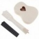 Gyerekek szoprán Ukulele Diy Kit 21 hüvelykes Basswood 4 húros Hawaii gitár H1A4-hez
