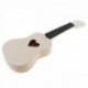 Gyerekek szoprán Ukulele Diy Kit 21 hüvelykes Basswood 4 húros Hawaii gitár H1A4-hez