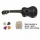 21 hüvelykes szoprán ukulele 4 húrok Hawaii gitár Uke   húrok   Pick B T5G4