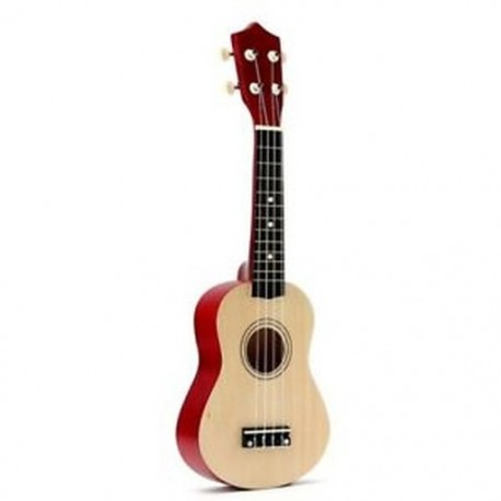 1X (21 hüvelykes szoprán ukulele 4 húrok Hawaii gitár Uke   húrok   Pick Fo C3C1