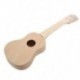 2X (21 hüvelykes fehér fa ukulele szoprán hawaii gitár Uke kit zenei Inst R7P8