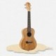1X (Koncert Ukulele 4 húrok Zebrawood Guitar 23 hüvelykes szoprán Ukulele L5N7