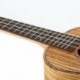 1X (Koncert Ukulele 4 húrok Zebrawood Guitar 23 hüvelykes szoprán Ukulele L5N7