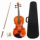 1X (1/4 méretű hegedű hegedű Basswood acél húros arbor íj 6-8 kezdőnek X3Y7