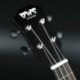 2X (BWS EST és 1988 23 hüvelykes szoprán ukulele fekete hawaii mini gitár Rosewo X6Z2