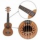 2X (IRIN Ukulele 21 hüvelykes mini akusztikus gitár Sapele koncert Ukulele 15 Fret R3E1