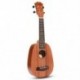 3X (21 hüvelykes 4 húros ananász stílusú mahagóni Hawaii Ukulele Uke Electric BaC3B1