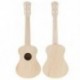 8X (Gyerekkoncert Ukulele Diy Kit 23 hüvelykes Basswood 4 húrok Hawaiian Guitar Z7A6