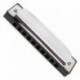 5X (10 lyukú Blues Harmonica hangszer rozsdamentes acélból készült szájszerv Z8S3