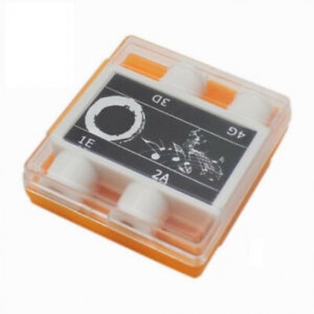2X (Hordozható, tartós 4 megjegyzés: Pitch Pipe Box E / A / D / G tuner a H3T2 hegedűre