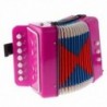 7 gombos harmonika harmonikus oktatójáték gyerekeknek - piros R B1V1
