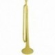 1X (Retro B Flat Bugle trombita iskola zenekar lovasság kezdő zenekar zene S4Z4)