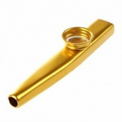 Metal Kazoo furulya száj hangszer Harmonica forró értékesítési gyakorlati arany U9W6