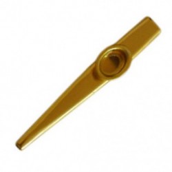 1X (fém arany Kazoo  2 membrán fuvola eszköz ajándék R6P3)