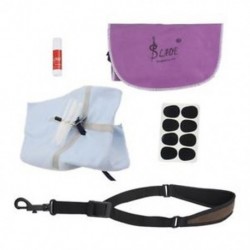 2X (SLADE 5 IN 1 szaxofon tartozékkészlet heveder parafa zsírral ellátott szopócső B5O4