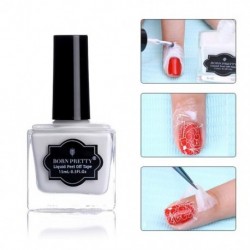 BORN PRETTY 15ml Fehér - Folyékony bőrvédő latex körömhöz - műkörömhöz - X7A4