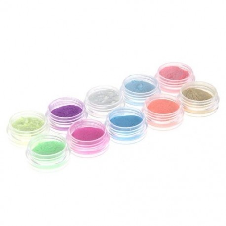 10db Sötétben világító - Foszforeszkáló pigment por körömhöz - műkörömhöz - F8B7