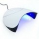 Fehér - 36W-os Mini hordozható körömszárító UV-LED lámpa - Lakkhoz és géllakkhoz - S3S9