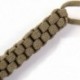 Paracord tér szövésű kés - Khaki D1Z7 H3U3