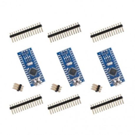Arduino Nano V3.0 Nano kártyahoz CH340 / ATmega328P (3 szett) Q6U8
