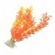 1X (Art Plant 15-23 CM akvárium dekorációs vízinövény narancs N8S8)