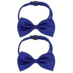 2 db állítható kutyus kutya kölyökkutya poliészter gallér Bowtie csokornyakkendő Royal Blu J3L5