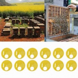 1X (12db új sárga méhészek Bee Kaptár Nuc box Bejárati kapuk Méhészet E G7J2