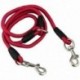 2X (Nylon Duplex Coupler ikervezető, kétirányú, két háziállat kutya, séta póráz A8L3